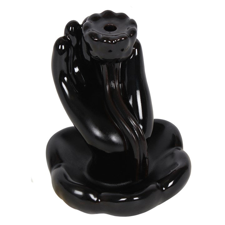 Hand & Lotus Flower Backflow Burner