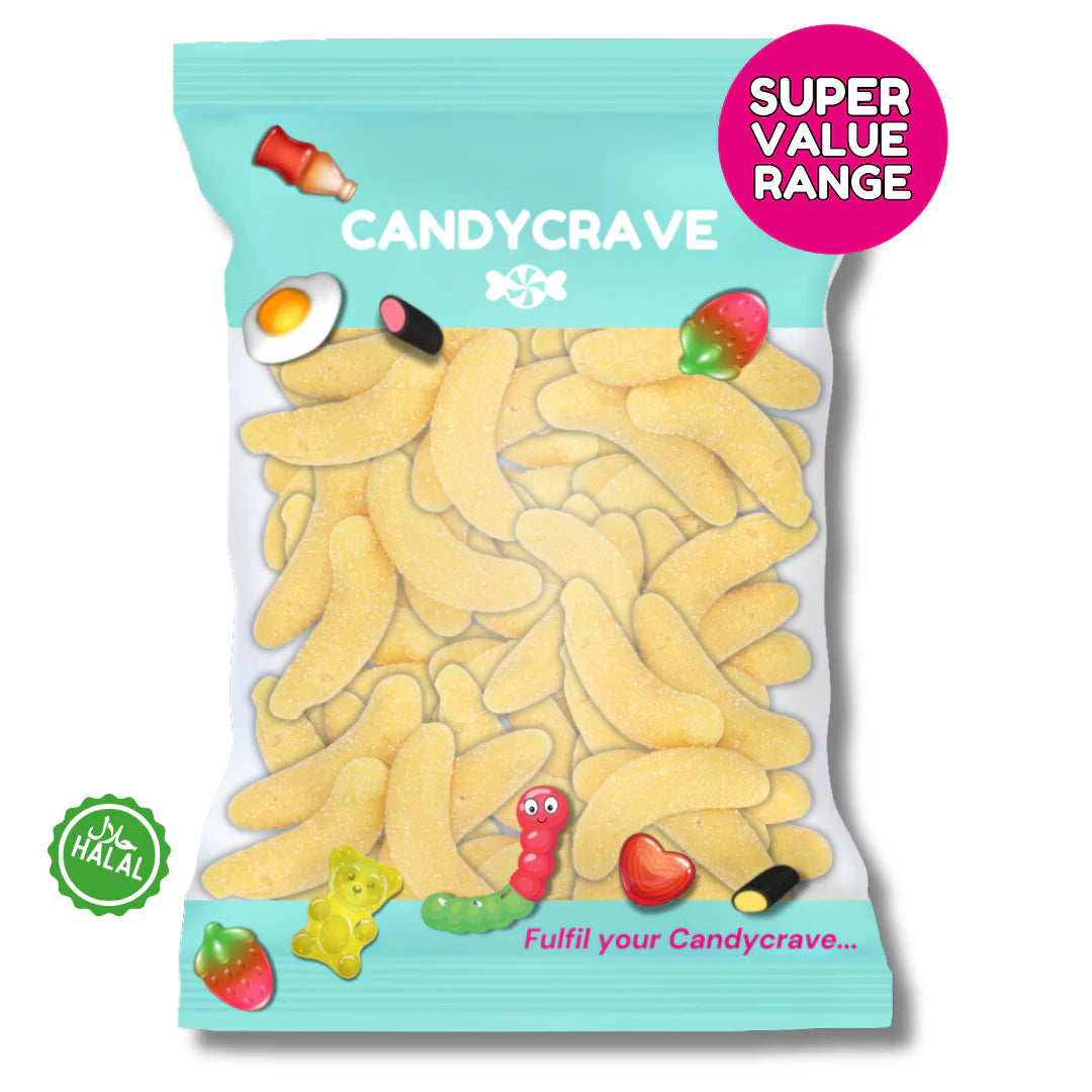 Candycrave Fizzy Bananas 1kg