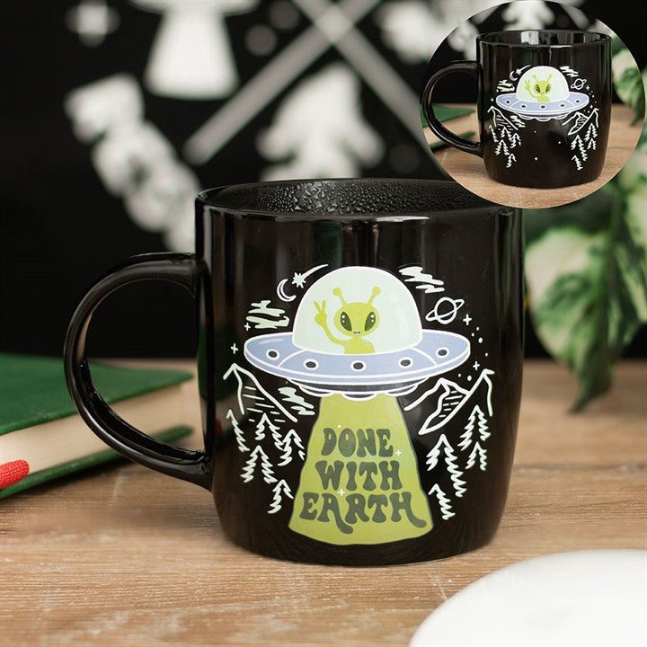 Heat Changing UFO Mug