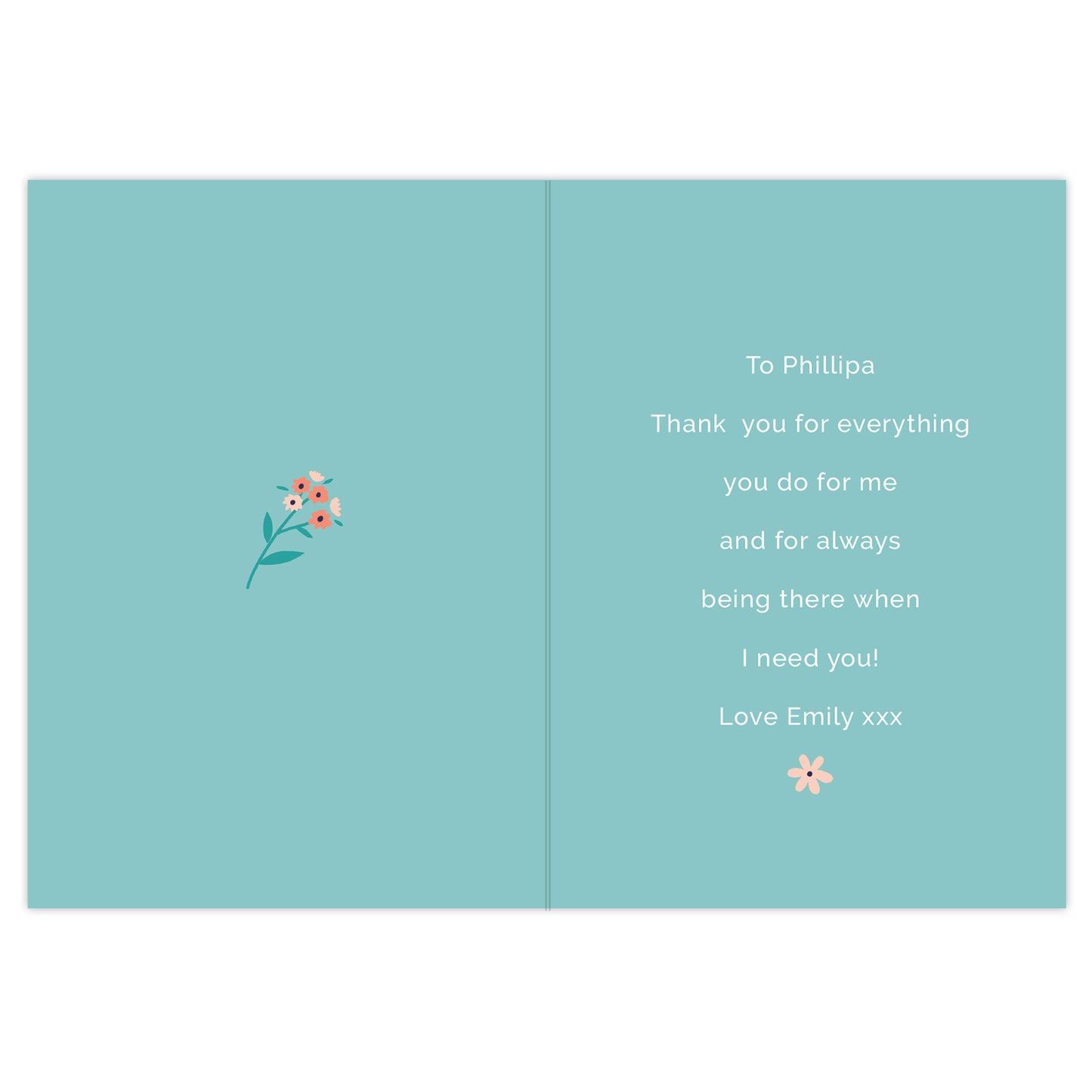 Personalised you're Like A Mum To Me Card