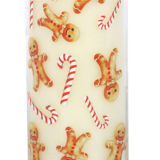 Candy Candle Warm Gingerbread Tube Candle