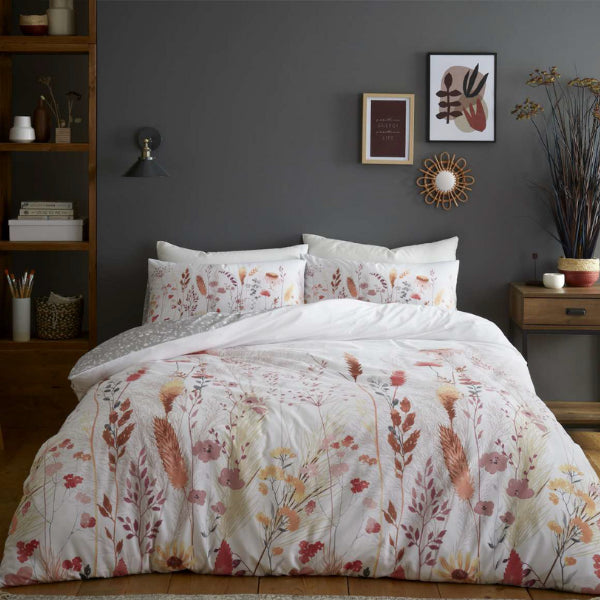 Floral Meadow Printed Duvet Set
