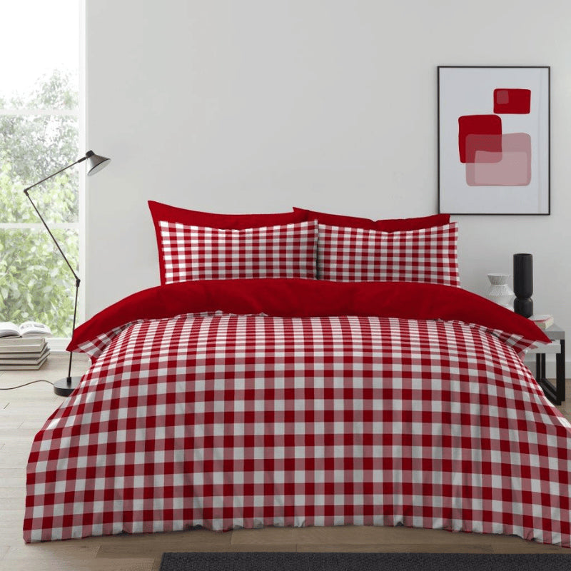 Gingham Moor Supersoft Duvet Set