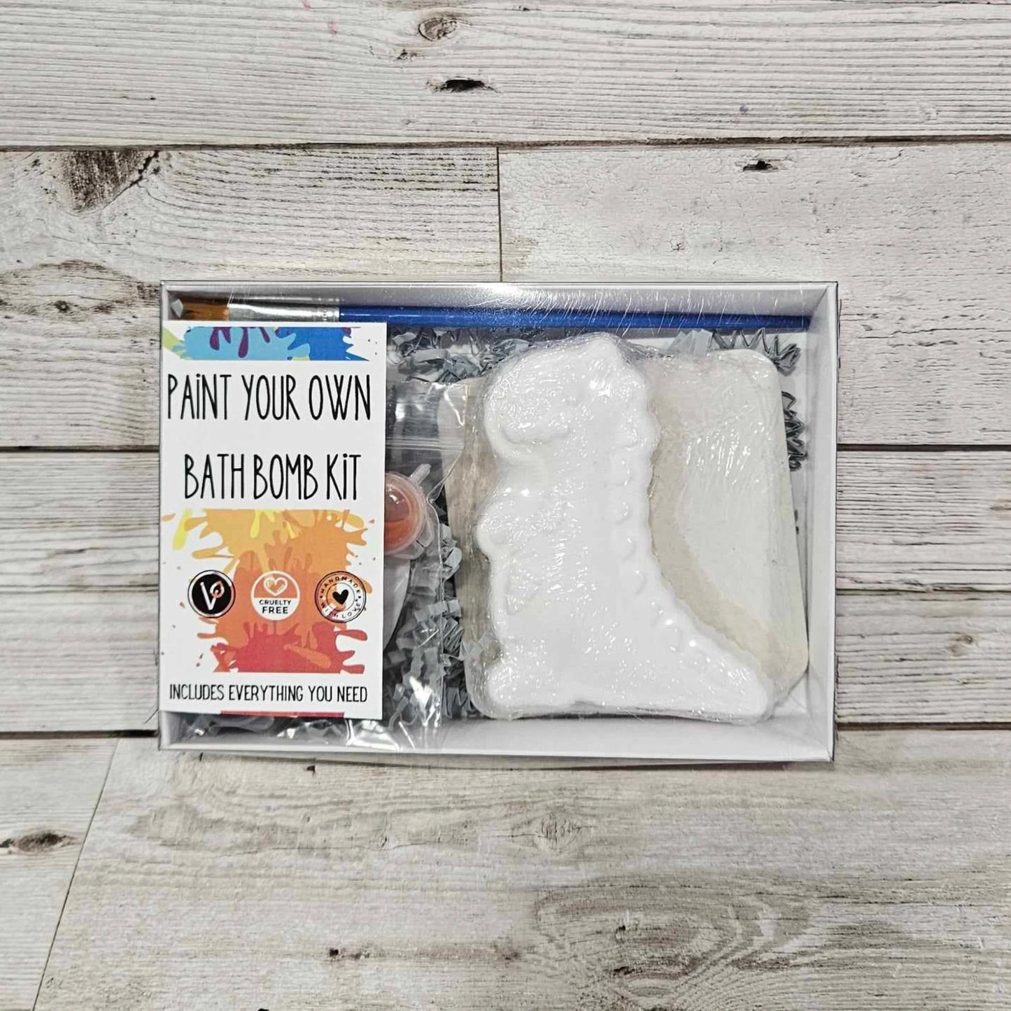 Paint Your Own Dinosaur Bath Bomb Kit