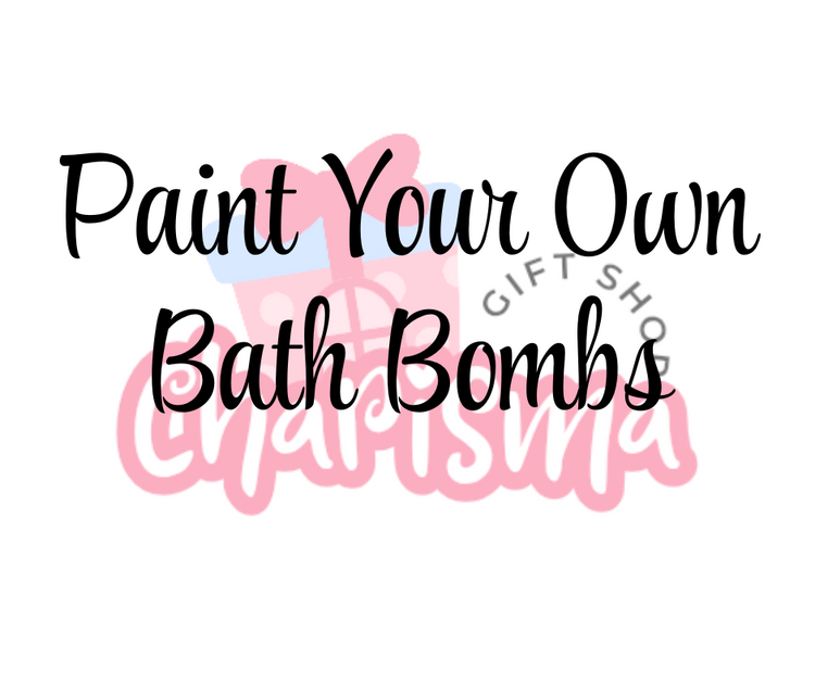 Paint Your Own Bath Bombs