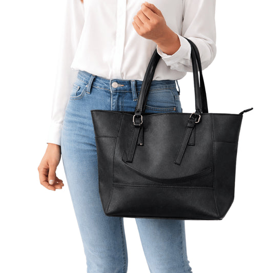Ladies Nicole Brown Everyday Tote Bag