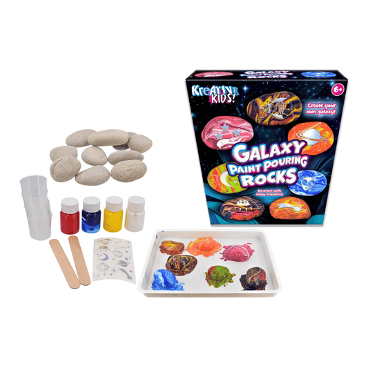 Kreative Kids Galaxy Paint Pouring Rocks