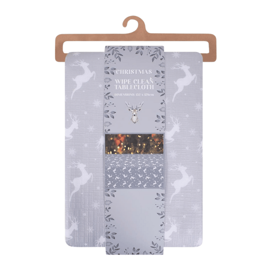Christmas Stag Wipe Clean Tablecloth