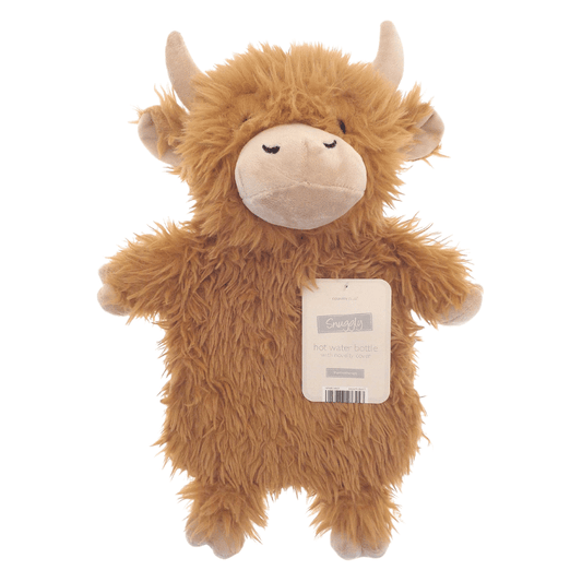 Novelty Highland Cow Hot Water Bottle