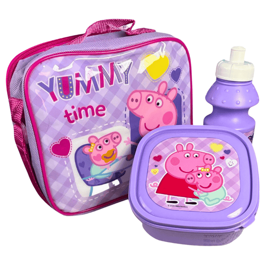 Official Peppa Pig 'Yummy Time' 3 pc Lunch Set