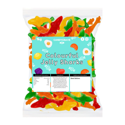 Candycrave Colourful Sharks 1kg
