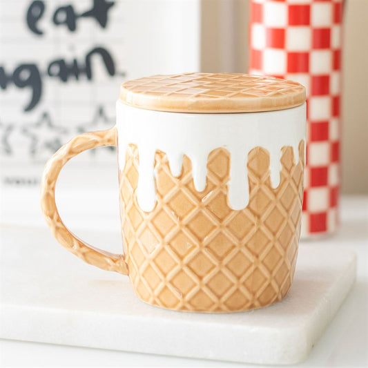 Waffle Mug & Coaster Set