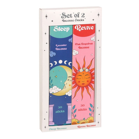 Set of 2 Sleep & Revive Incense Stick Set