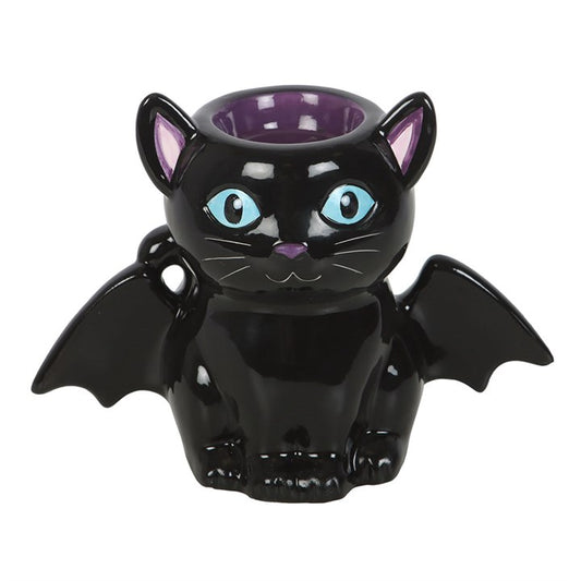 Cute and Creepy Bat Cat Oil/Wax Warmer
