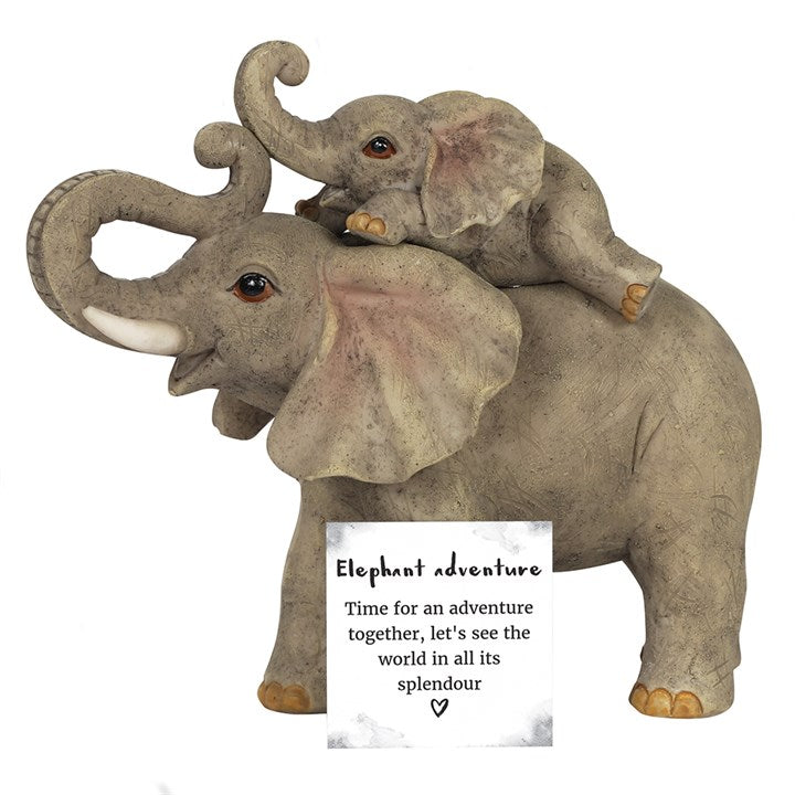 Elephant Adventure Mother & Baby Elephant Family