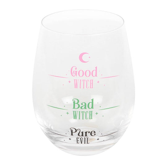 Good Witch, Bad Witch Stemless Glass