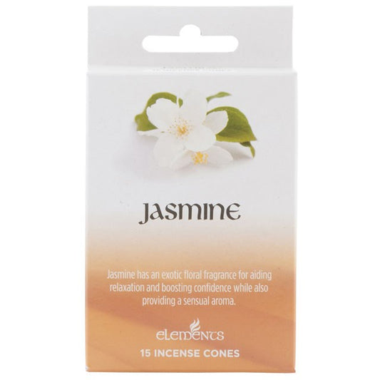 12 packs of Elements Jasmine Incense Cones