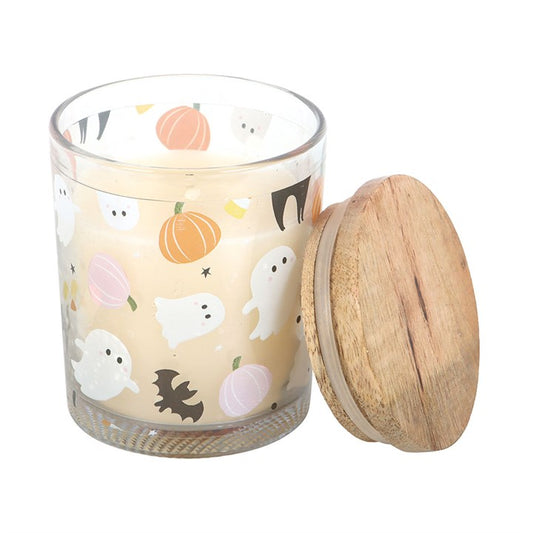 Sweet & Spooky Candy Corn Candle