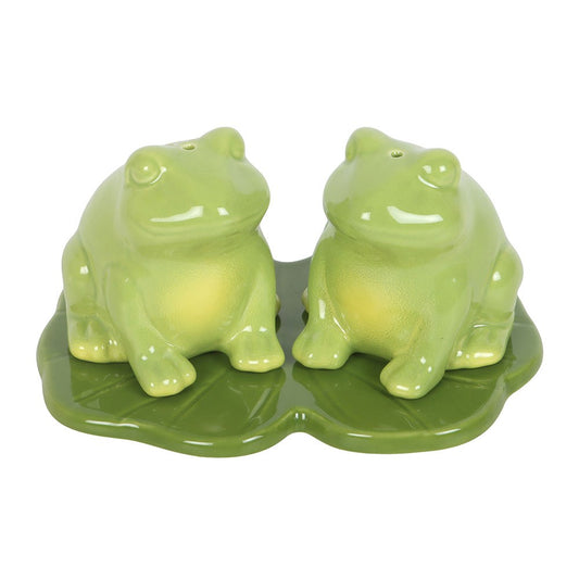 Luna Frog Salt & Pepper Shakers