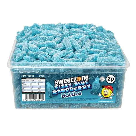 Sweetzone Blue Raspberry Bottles Tub 740g