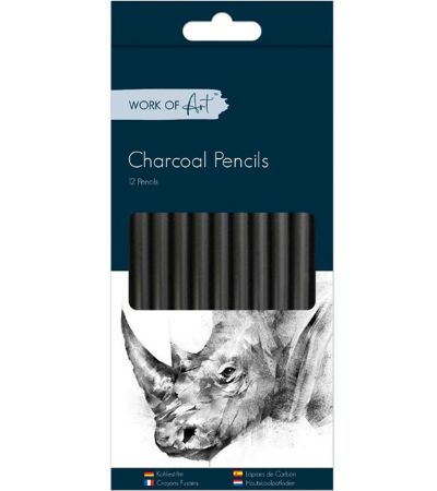 12 Pack Charcoal Pencils