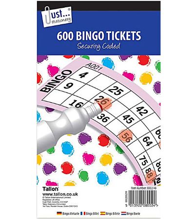 600 Bingo Tickets