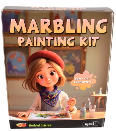 World of Science Marbling Painting Kit
