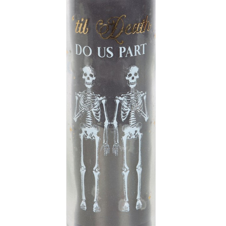 'Til Death Do Us Part Amber Noir Tube Candle