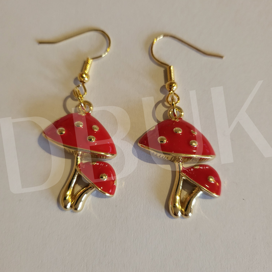 Mushroom Earrings
