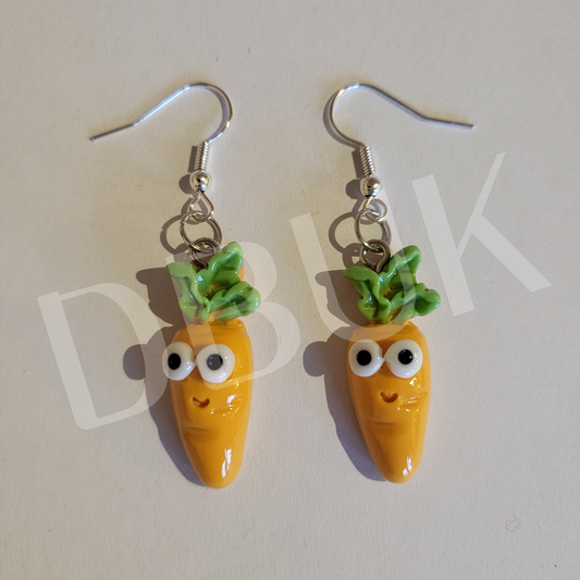 Novelty Carrot Earrings