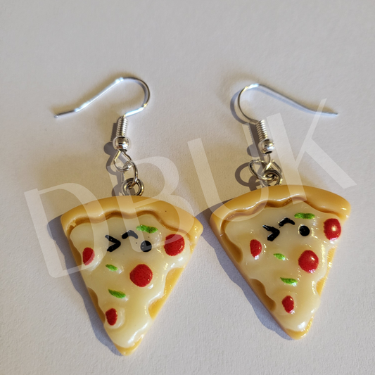 Novelty Pizza Earrings