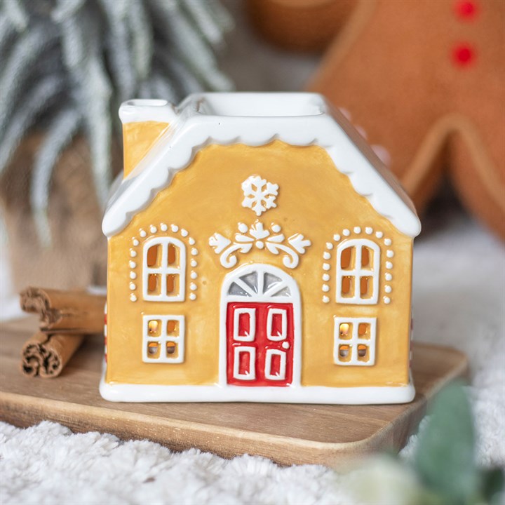 Candy Cane Gingerbread House Oil/Wax Burner