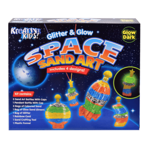 Glitter and Glow Space Sand Art