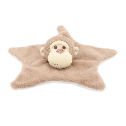 32cm Keeleco Baby Marcel Monkey Blanket