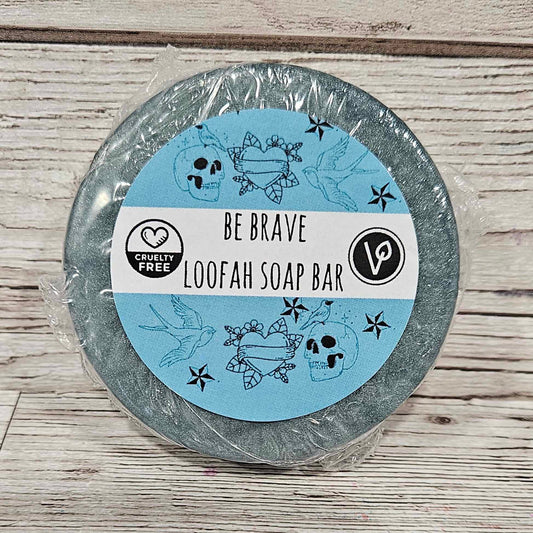 Be Brave Loofah Soap Bar