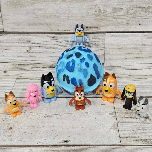 Blue Dog Toy Bath Bomb