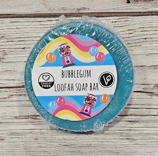 Bubblegum Loofah Soap Bar