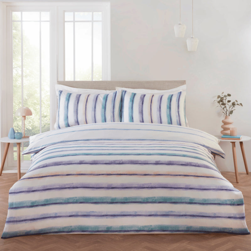 Luxury So Soft Easy Care Duvet Set - Horizon Blue