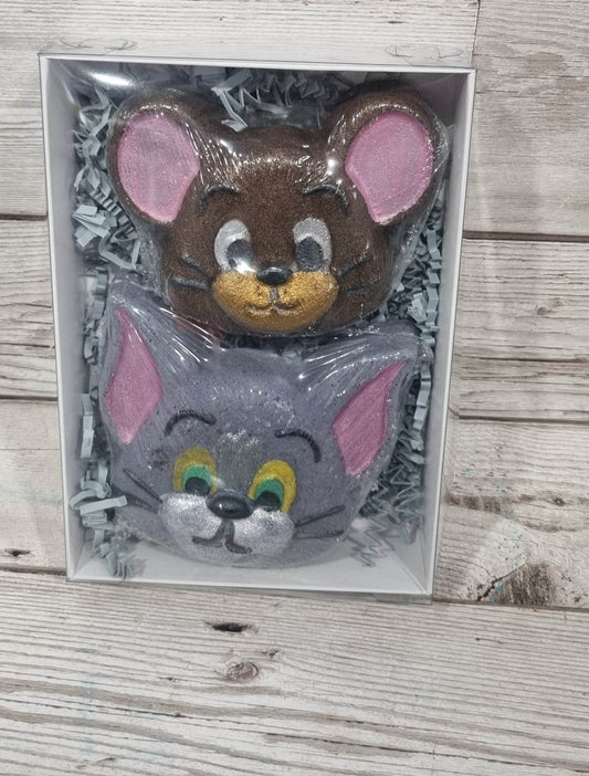 Cat and Mouse Bath Bomb Gift Set