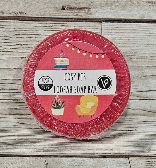 Cosy PJs Loofah Soap Bar