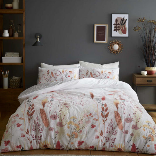 Floral Meadow Printed Duvet Set