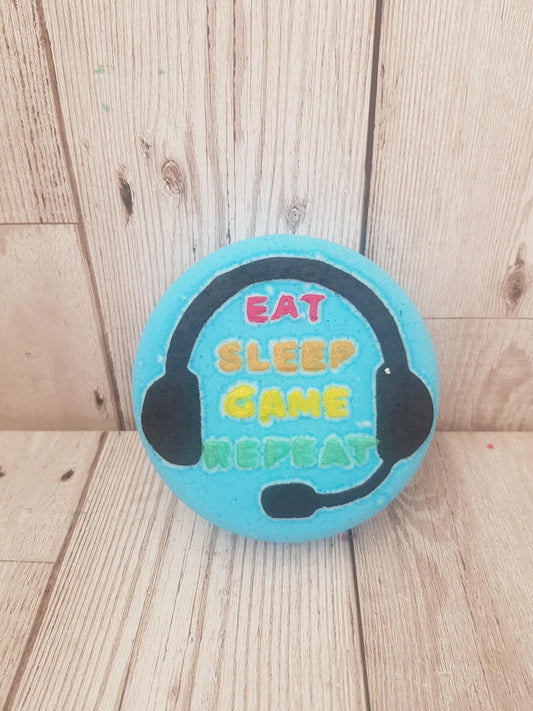 Eat. Sleep, Game, Repeat Bath Bomb