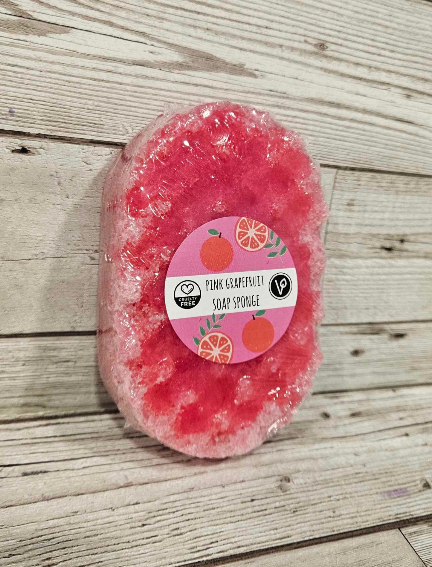 Pink Grapefruit Exfoliating Soap Sponge