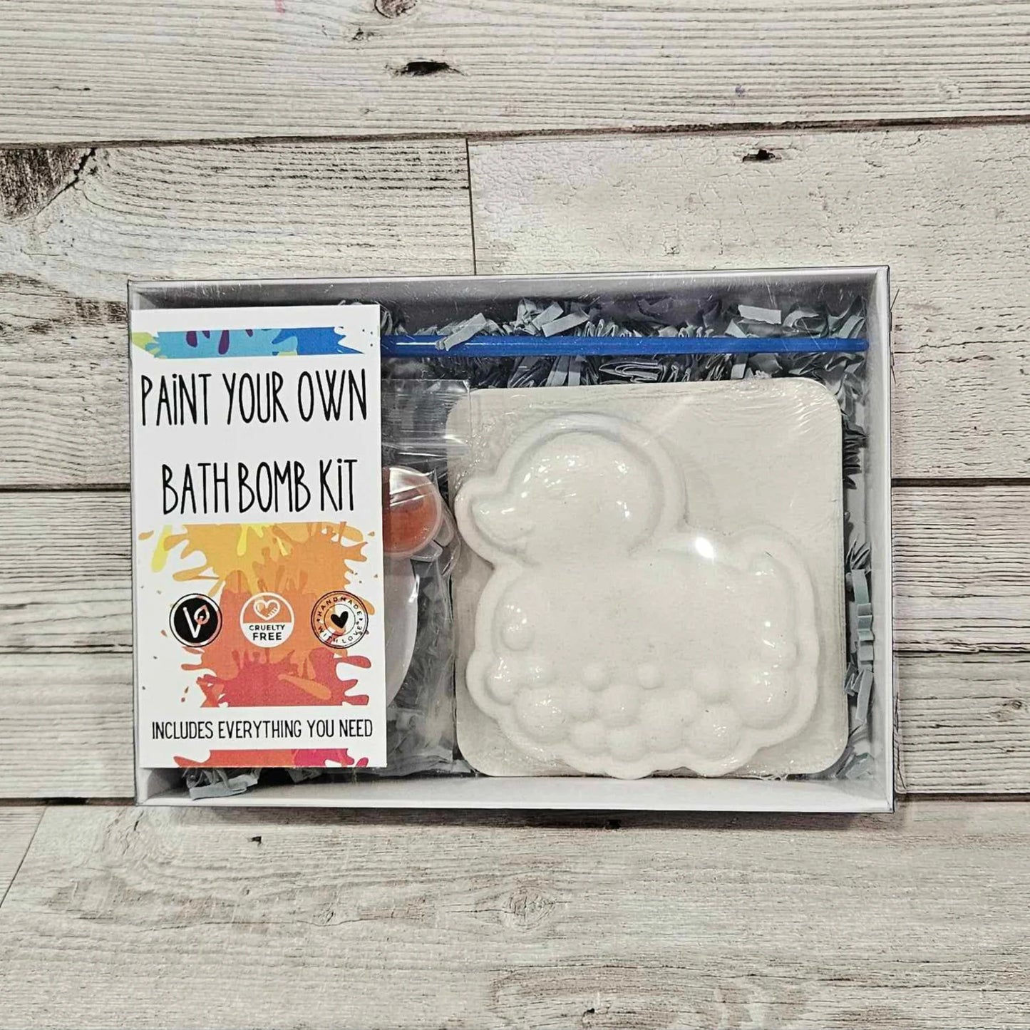 Paint Your Own Ducky Bath Bomb Kit