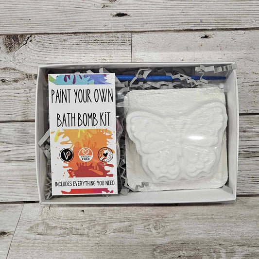 Paint Your Own Butterfly Bath Bomb Kit