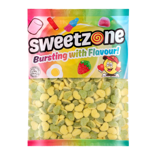 Sweetzone Mini Apple & Custard Hearts 1kg