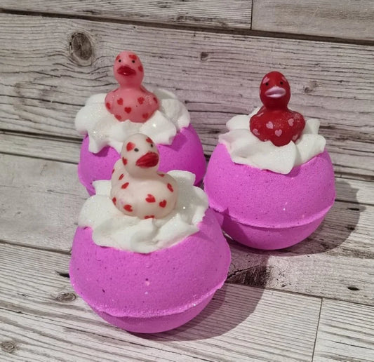 Love Ducky Toy Whipped Top Bath Bomb